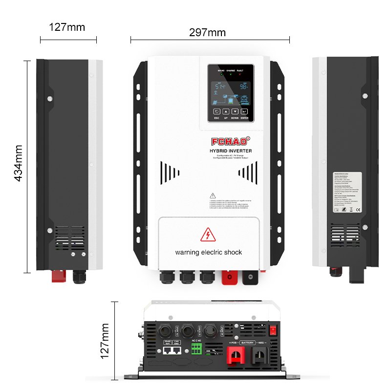 Fchao Solar Hybrid Inverter 3K - Hybrid Solar Inverter 5.5Kw Mppt 48V review and price