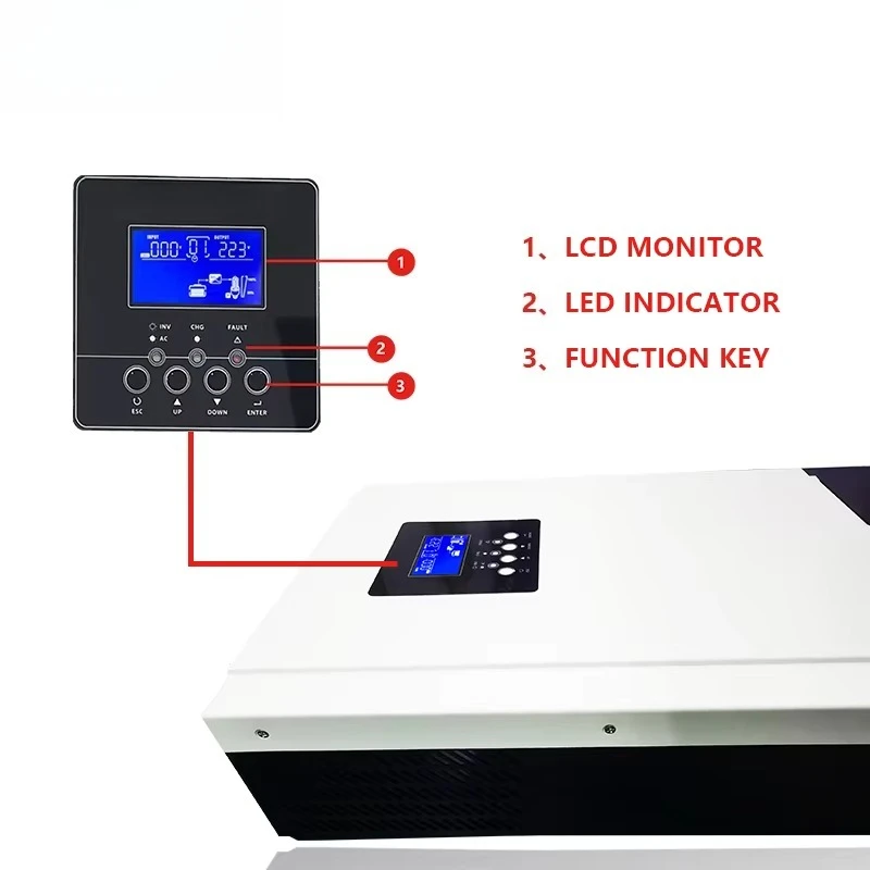 5000W 5600W Hybrid Solar Inver - Parallel Solar Inverter 48V 5000W Mppt review and price