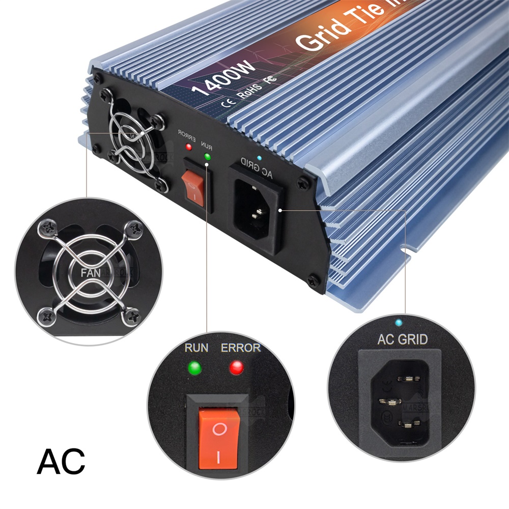 18V 24V 36V 1400W Solar On Gri - Micro Inverter 1400W Solar Grid Tie review and price